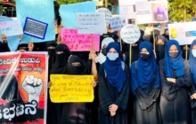 حجاب تنازعہ: مسلمانوں کی انتہا پسند تنظیم نے کھڑا کیا ہے