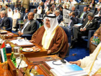 Dignitaries attend the closing session of the Arab League Summit at Bayan Palace, Kuwait on Wednesday, March 26, 2014.(AP Photo/Nasser Waggi)