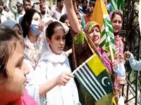 آزاد کشمیر میں خواتین کا مہنگائی کے خلاف احتجاج